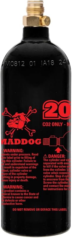 Maddog 20 oz Refillable Aluminum CO2 Tank on Amazon