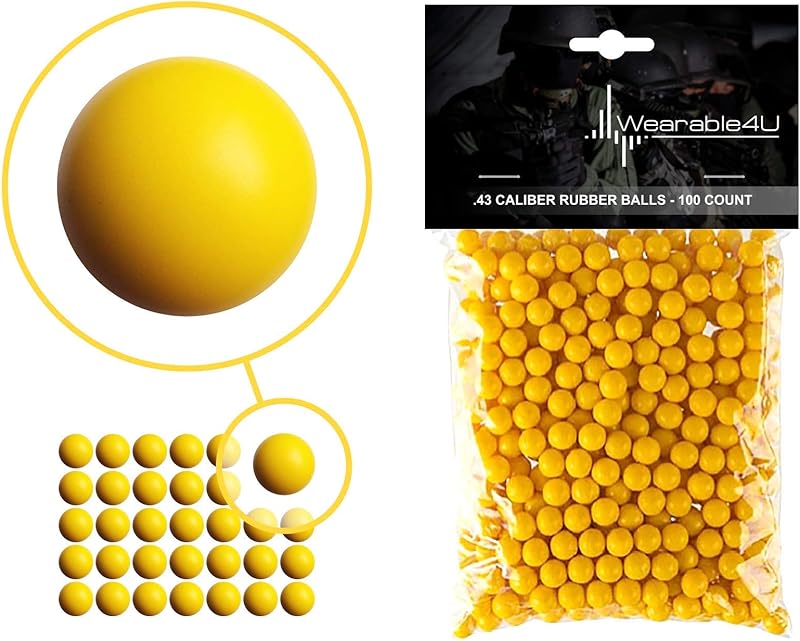 Wearable4U .43 Caliber Rubber Balls on Amazon
