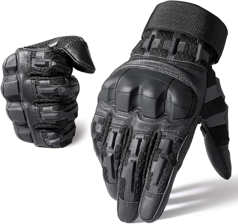 WTACTFUL Rubber Guard Protective Full Finger Tactical Gloves on Amazon