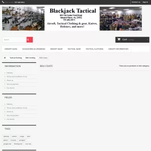 Blackjack Tactical website thumbnail