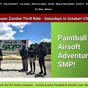 Southern Maryland Paintball website thumbnail