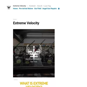 Extreme Velocity website thumbnail
