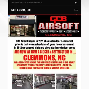 GCB Airsoft LLC website thumbnail