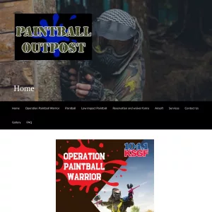 Paintball Outpost website thumbnail