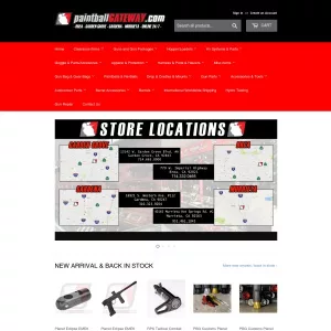 Paintball Gateway and Airsoft website thumbnail