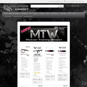 Wolverine Airsoft website thumbnail
