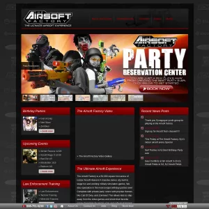 The Airsoft Factory website thumbnail
