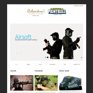 Georgia Paintball and Airsoft website thumbnail