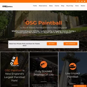 OSG Paintball website thumbnail