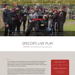 Specops Live Play website thumbnail