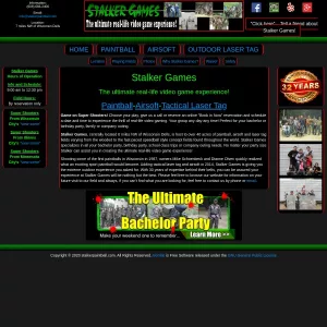 Stalker Games…Paintball, Airsoft and Laser Tag website thumbnail