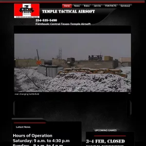 Temple Airsoft website thumbnail