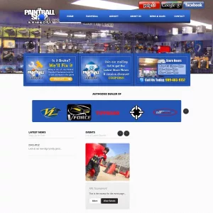 Airsoft Shop website thumbnail