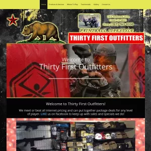 Thirty First Outfitters website thumbnail