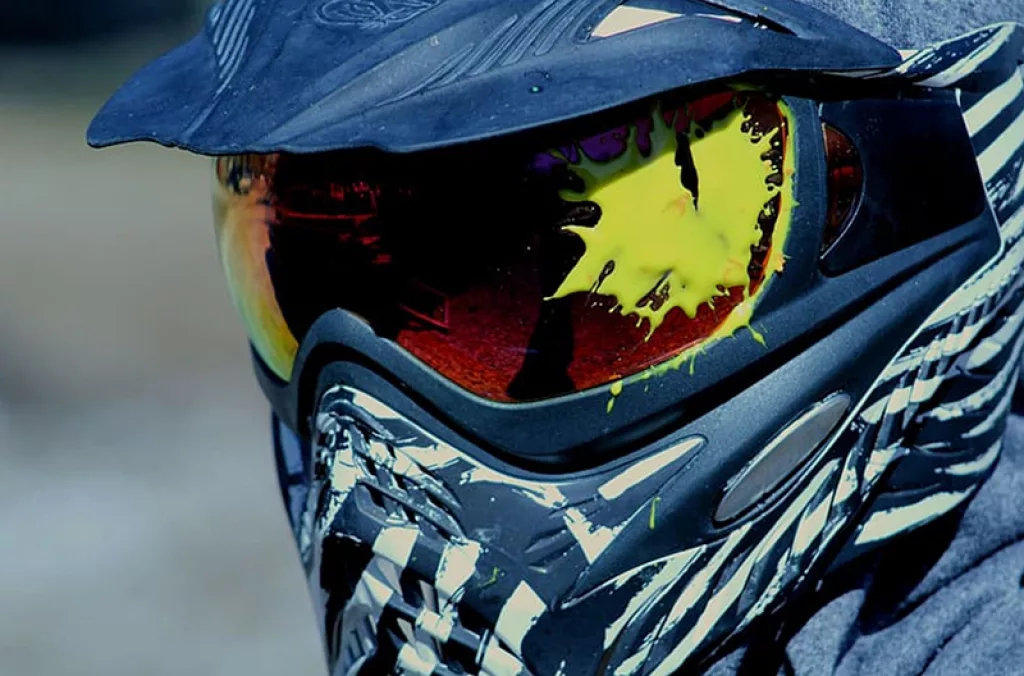 Wear face protection every single time you play paintball.